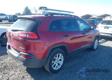 2016 Jeep Cherokee Sport from USA, damaged, VIN 1C4PJMAB4GW267670